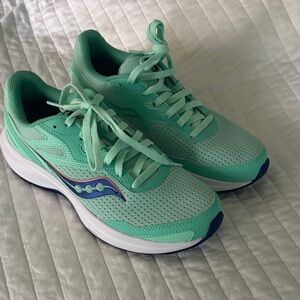 Saucony Cohesion Women's Aqua Blue Sneakers